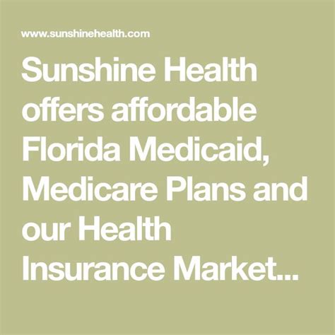 medicaid sunshine health providers